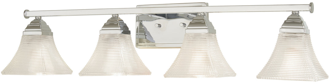 Minka-Lavery Conspire 4784-77 Bath Vanity Light 34 in. wide - Chrome