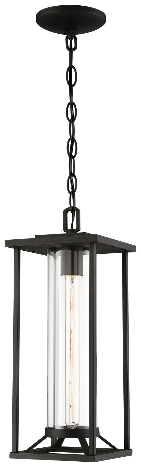 Minka-Lavery Lighting 72474-66 Trescott One Light Chain Hung Lantern Outdoor Black