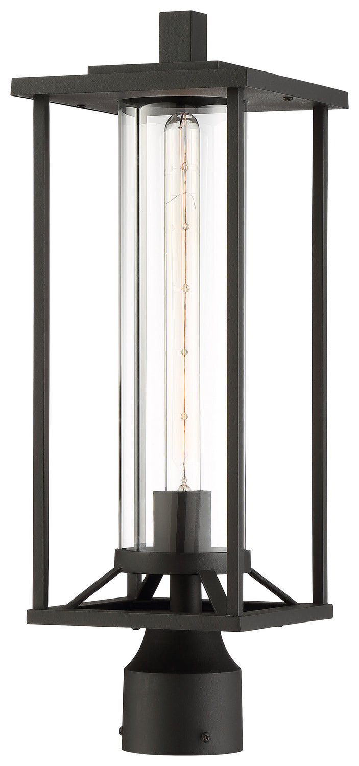 Minka-Lavery Lighting 72476-66 Trescott One Light Post Mount Outdoor Black