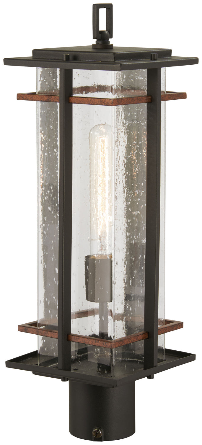 Minka-Lavery Lighting 72496-68 San Marcos One Light Outdoor Post Mount Outdoor Two-Tone