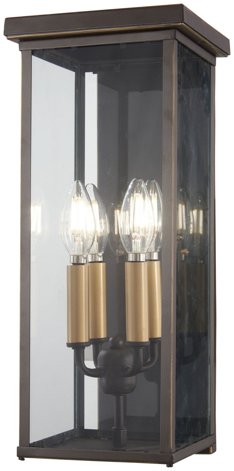 Minka-Lavery Lighting 72582-143C Casway Four Light Pocket Lantern Outdoor Bronze / Dark