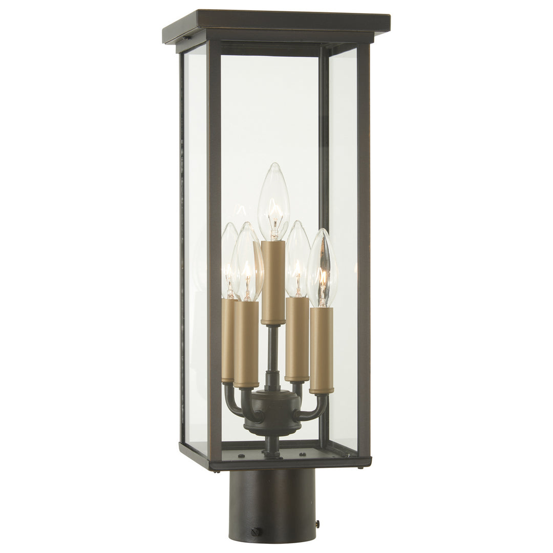 Minka-Lavery Lighting 72585-143C Casway Five Light Post Mount Outdoor Bronze / Dark