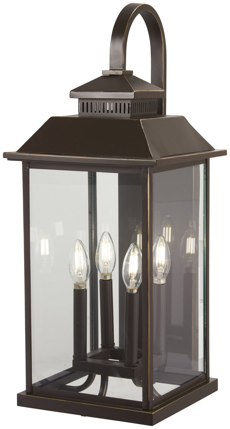 Minka-Lavery Lighting 72593-143C Miner's Loft Four Light Outdoor Wall Mount Outdoor Bronze / Dark