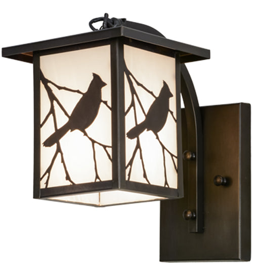 Meyda Tiffany Lighting 87906 Hyde Park One Light Wall Sconce Outdoor Bronze / Dark