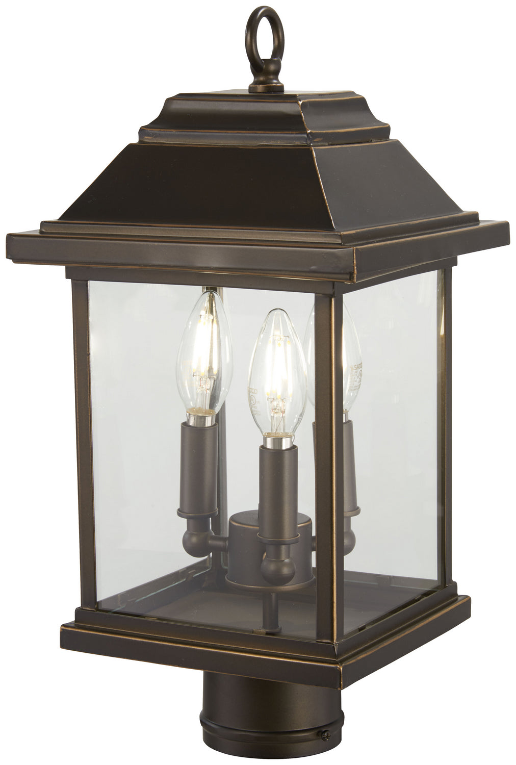 Minka-Lavery Lighting 72636-143C Mariner's Pointe Three Light Outdoor Post Mount Outdoor Bronze / Dark