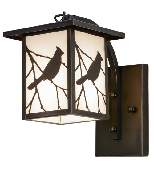 Meyda Tiffany Lighting 87906 Hyde Park One Light Wall Sconce Outdoor Bronze / Dark