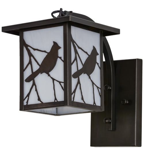 Meyda Tiffany Lighting 87906 Hyde Park One Light Wall Sconce Outdoor Bronze / Dark