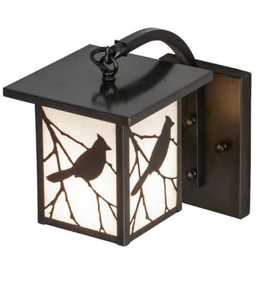 Meyda Tiffany Lighting 87906 Hyde Park One Light Wall Sconce Outdoor Bronze / Dark