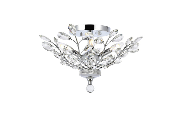 Elegant Orchid V2011F20C/RC Ceiling Light - Chrome