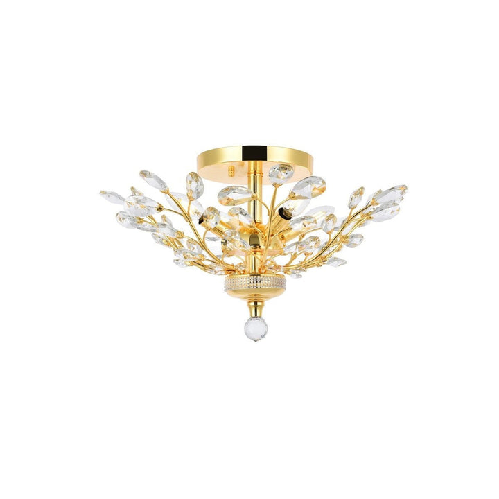 Elegant Orchid V2011F20G/RC Ceiling Light - Gold