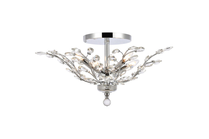 Elegant Orchid V2011F27C/RC Ceiling Light - Chrome