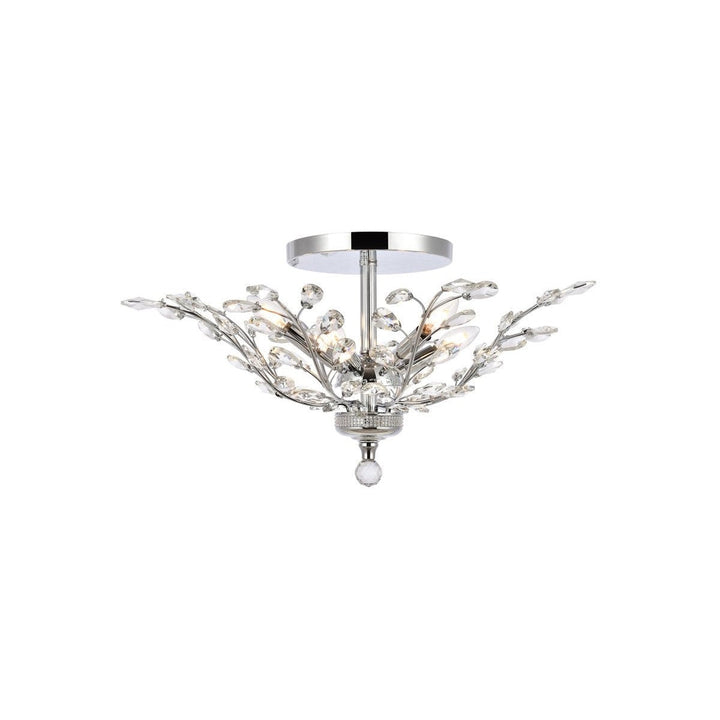 Elegant Orchid V2011F27C/RC Ceiling Light - Chrome