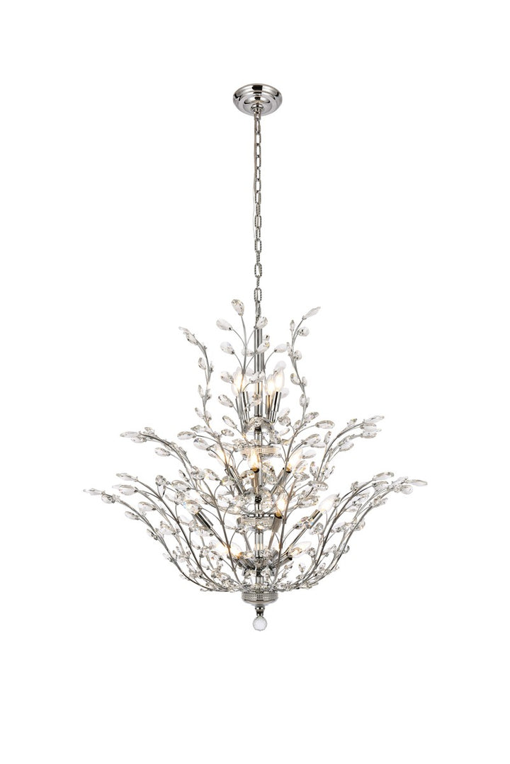 Elegant Orchid V2011G41C/RC Chandelier Light - Chrome