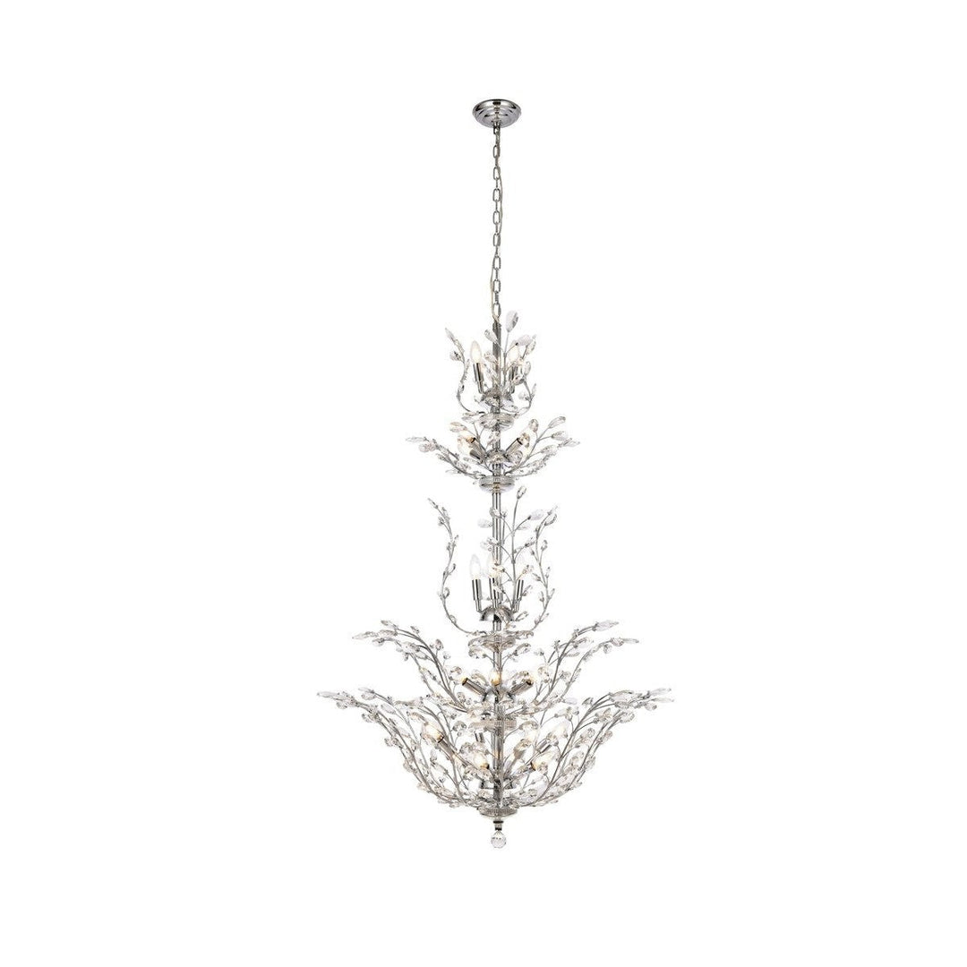 Elegant Orchid V2011G54C/RC Chandelier Light - Chrome