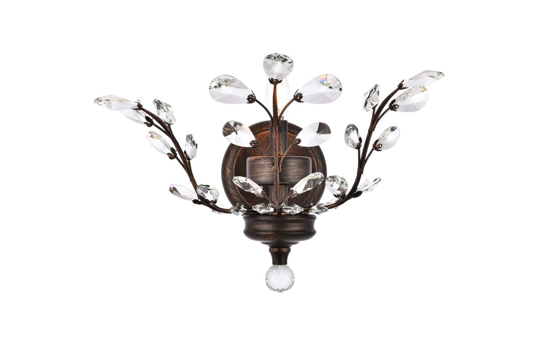 Elegant Orchid V2011W16DB/RC Wall Sconce Light - Dark Bronze