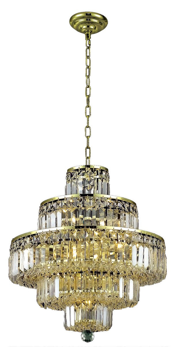 Elegant Maxime V2038D20G/RC Chandelier Light - Gold