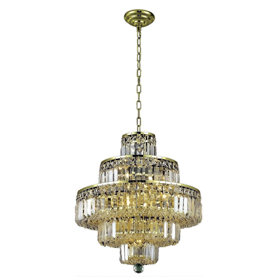 Elegant Maxime V2038D20G/RC Chandelier Light - Gold