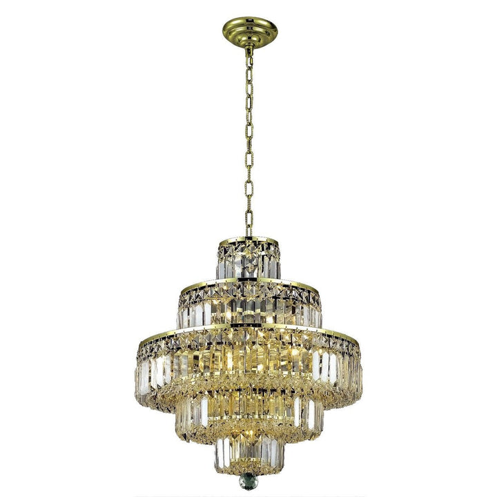 Elegant Maxime V2038D20G/RC Chandelier Light - Gold