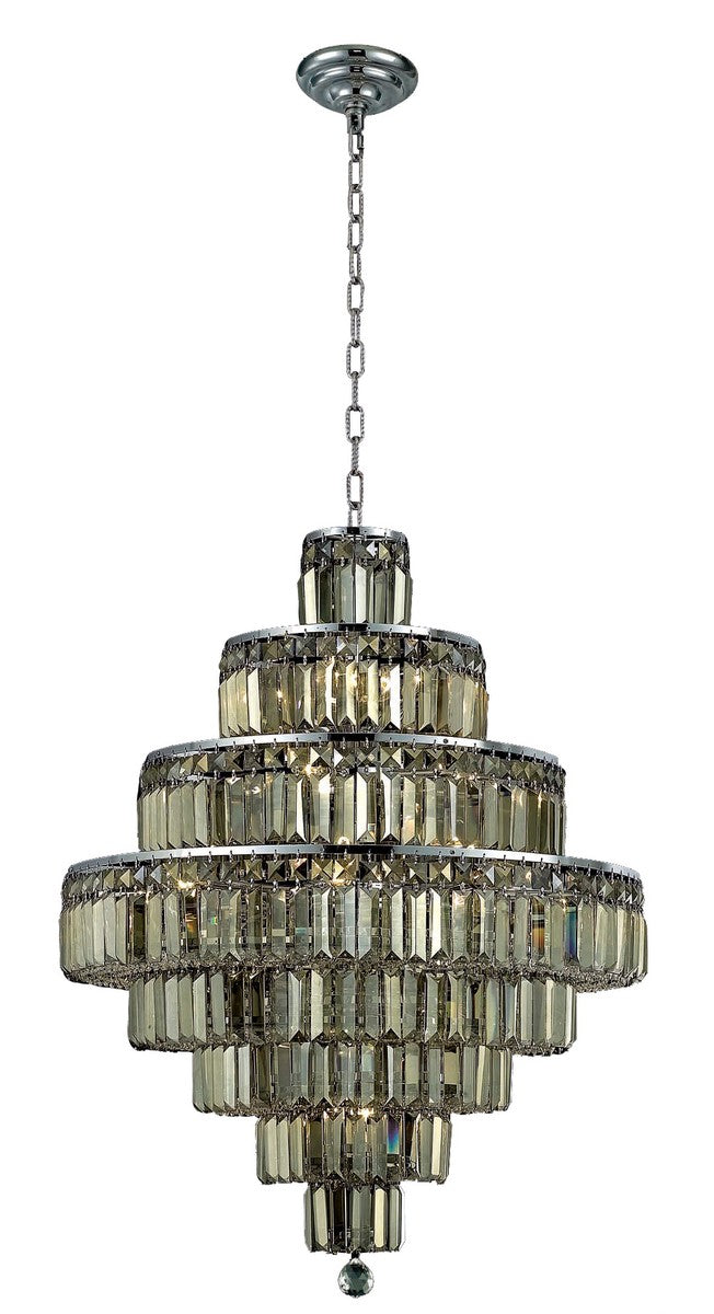 Elegant Maxime V2038D26C-GT/RC Chandelier Light - Chrome