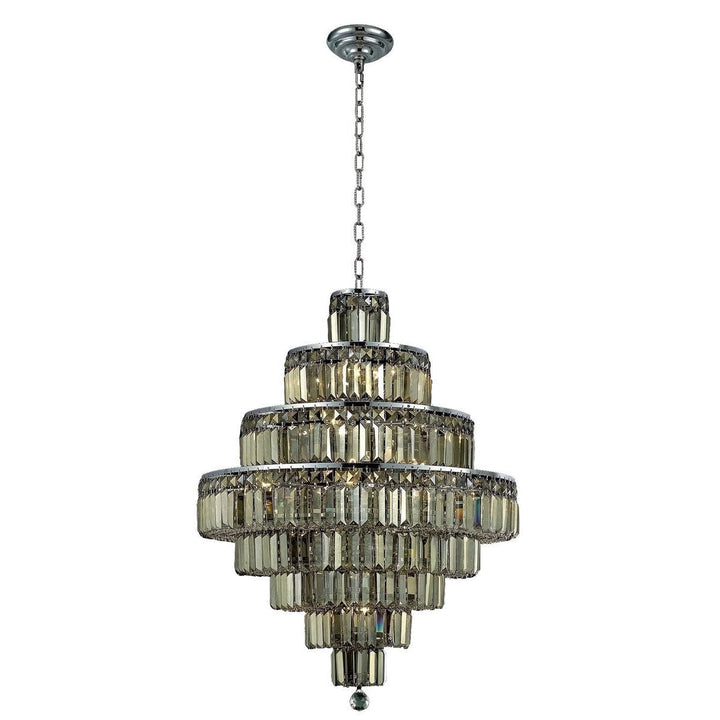 Elegant Maxime V2038D26C-GT/RC Chandelier Light - Chrome