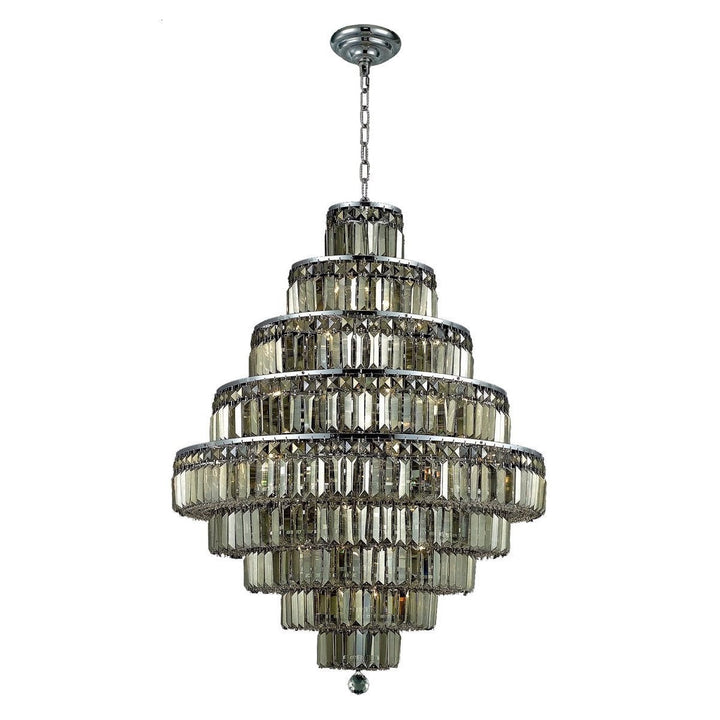 Elegant Maxime V2038D30C-GT/RC Chandelier Light - Chrome