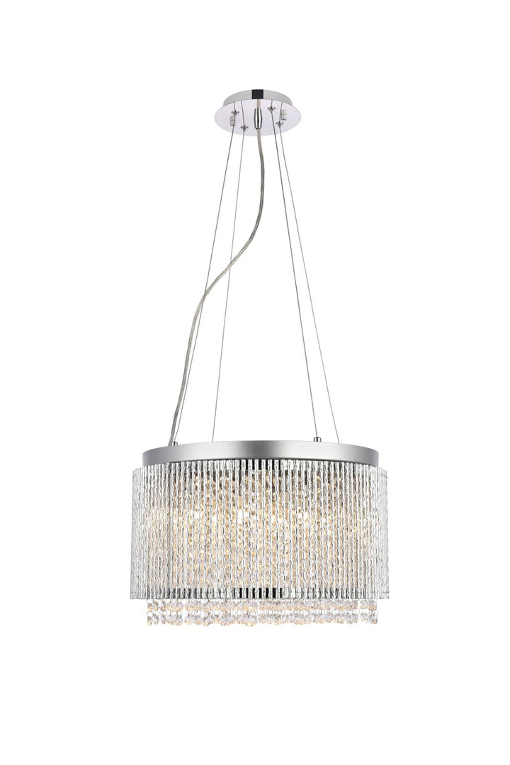 Elegant Influx V2092D16C/RC Pendant Light - Chrome