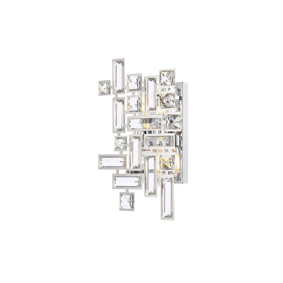 Elegant Picasso V2100W12C/RC Wall Sconce Light - Chrome