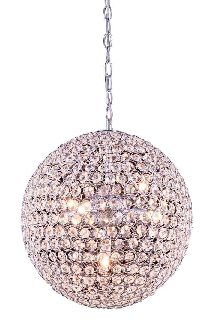 Elegant Cabaret V2102D14C/RC Pendant Light - Chrome