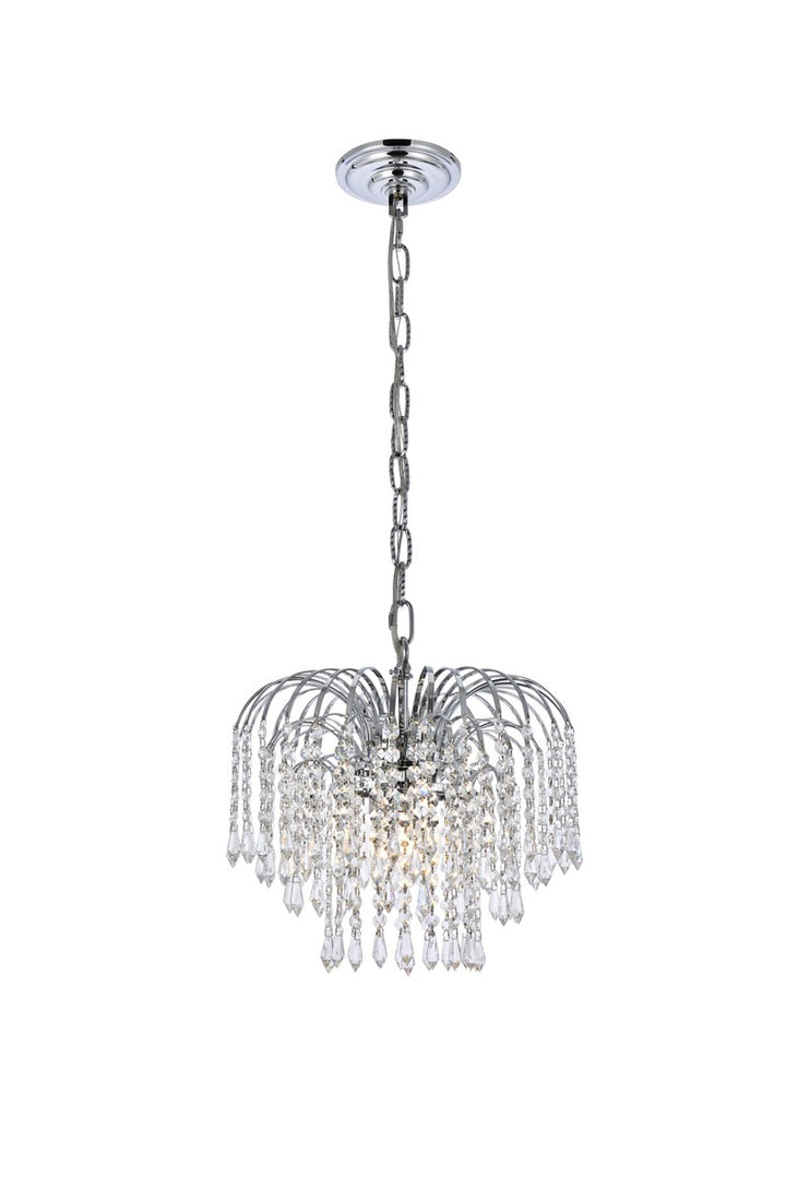 Elegant Falls V6801D14C/RC Chandelier Light - Chrome