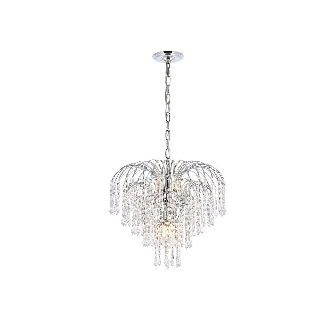 Elegant Falls V6801D19C/RC Chandelier Light - Chrome