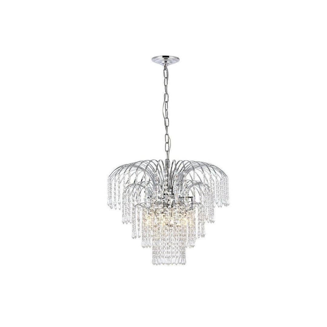 Elegant Falls V6801D21C/RC Chandelier Light - Chrome