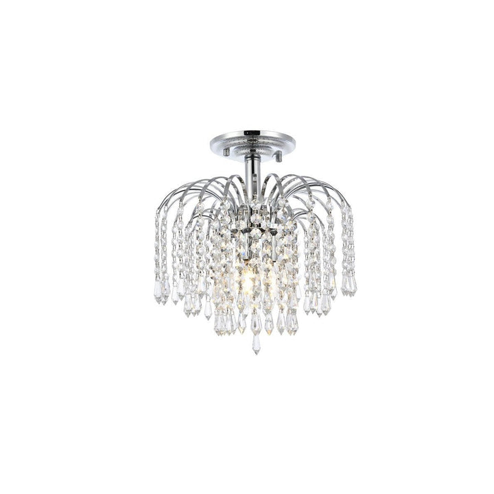 Elegant Falls V6801F12C/RC Ceiling Light - Chrome