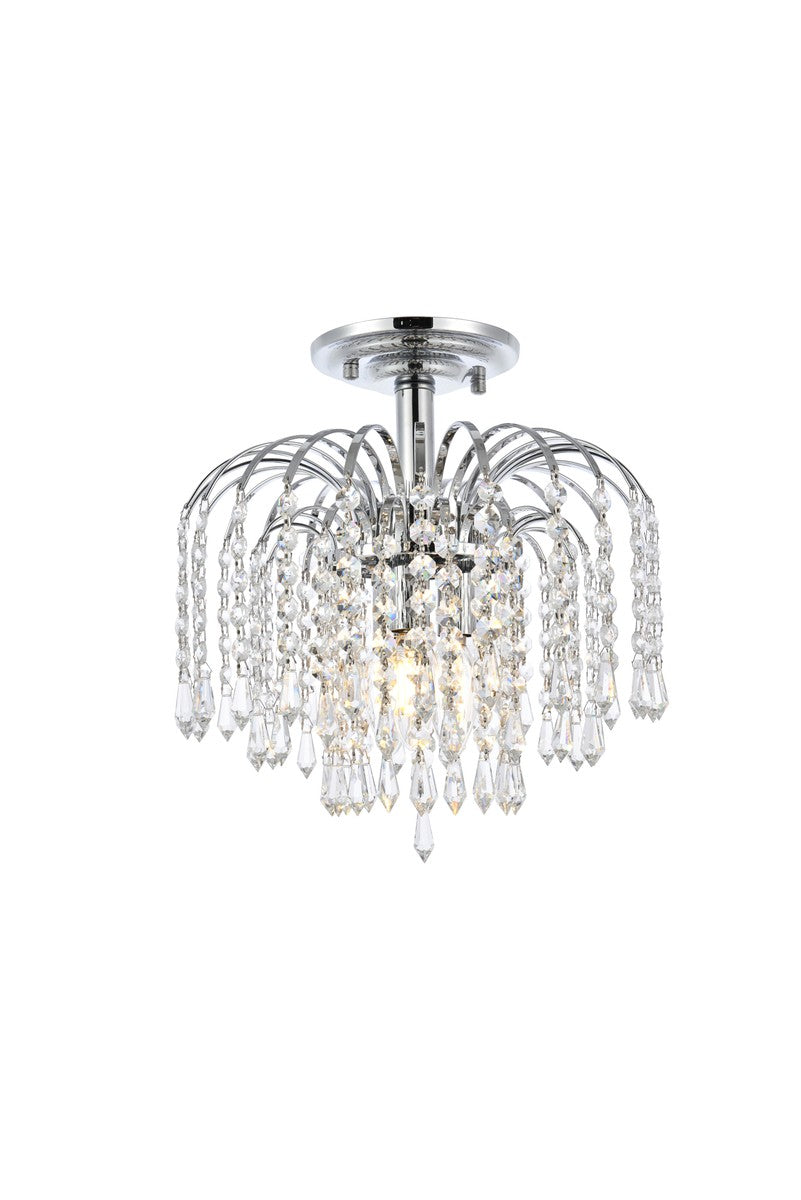 Elegant Falls V6801F12C/RC Ceiling Light - Chrome