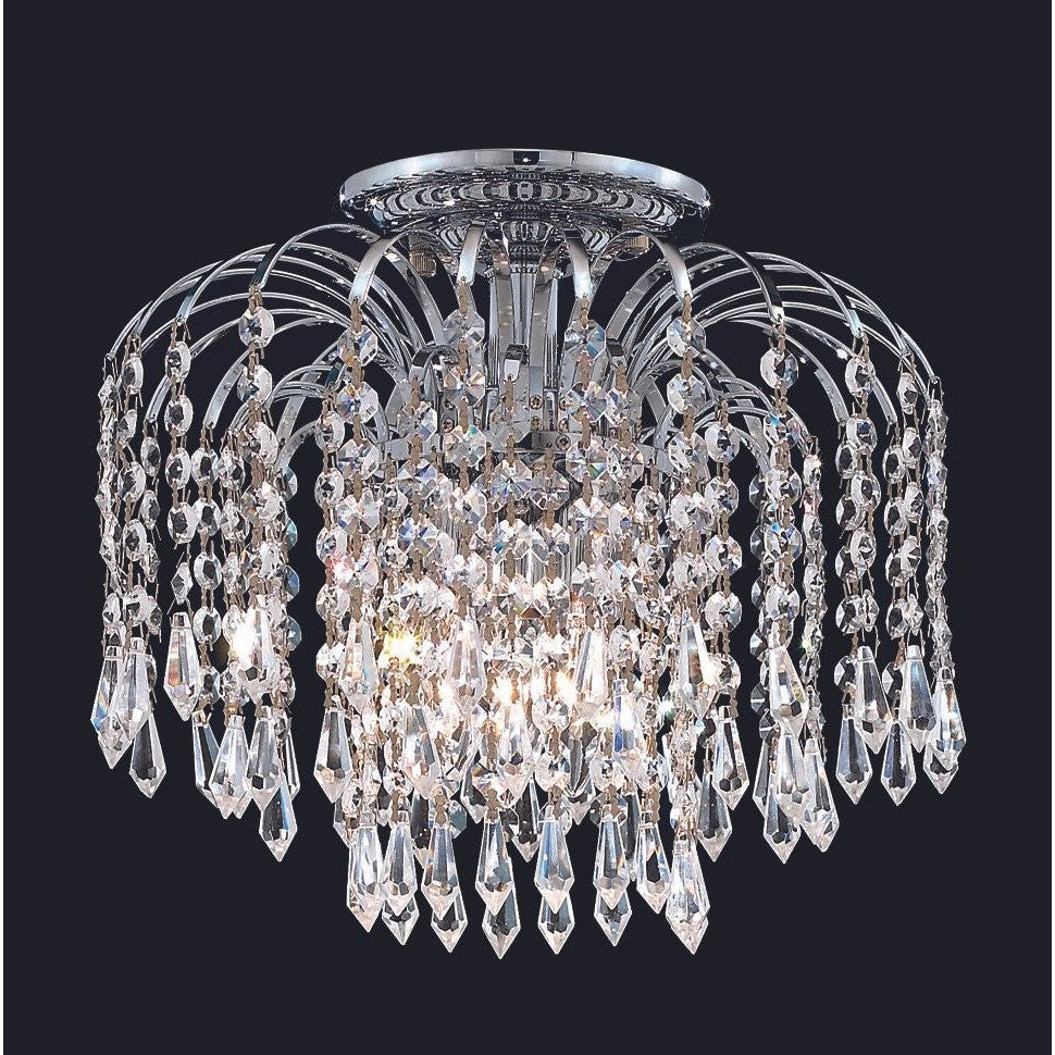 Elegant Falls V6801F16C/RC Ceiling Light - Chrome