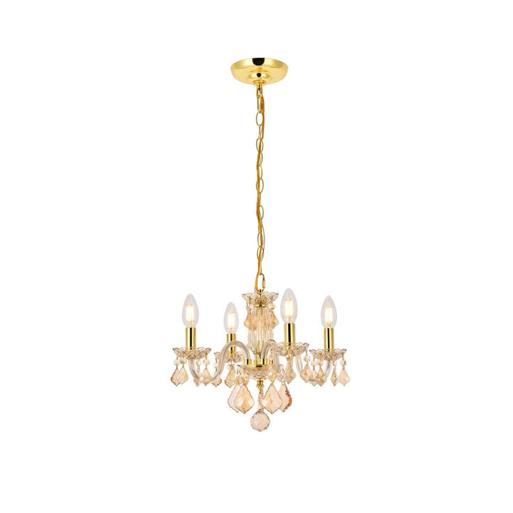 Elegant Rococo V7804D15GS-GS/RC Chandelier Light - Golden Shadow