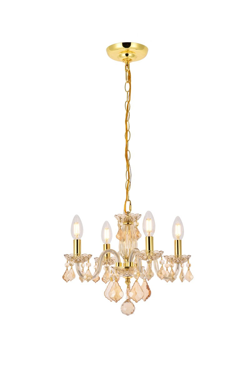 Elegant Rococo V7804D15GS-GS/RC Chandelier Light - Golden Shadow