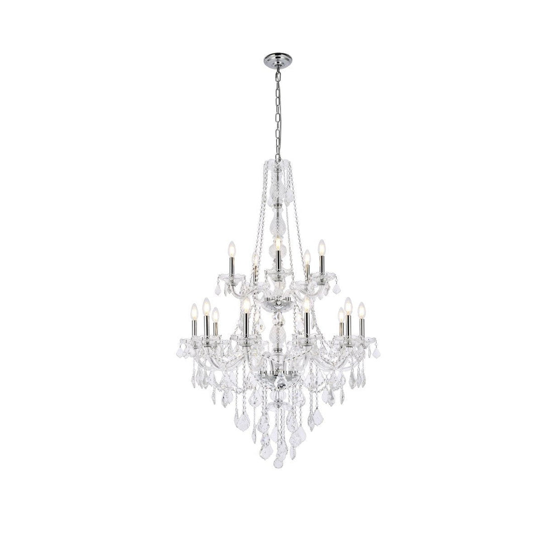 Elegant Verona V7815G33C/RC Chandelier Light - Chrome