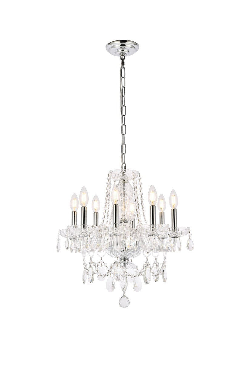 Elegant Princeton V7838D20C/RC Chandelier Light - Chrome