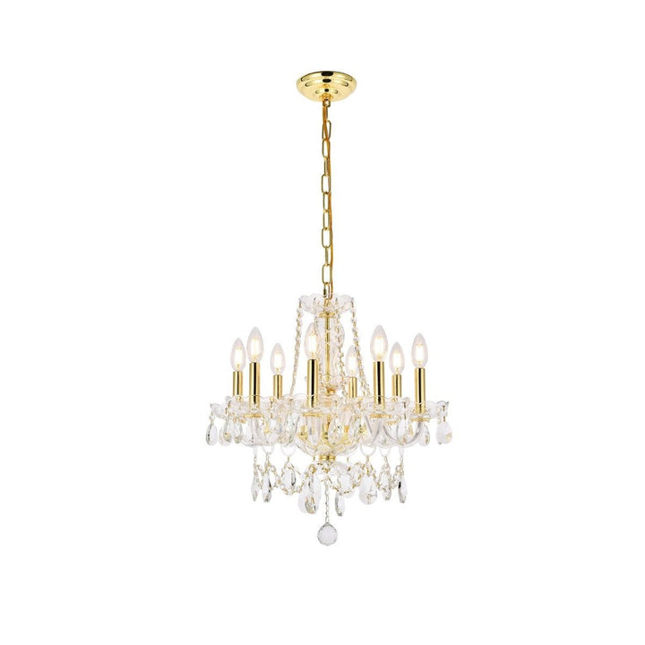 Elegant Princeton V7838D20G/RC Chandelier Light - Gold