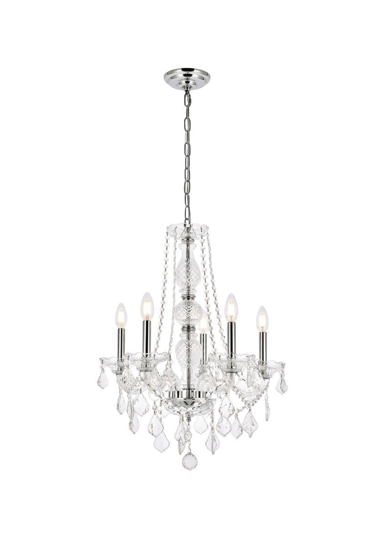 Elegant Verona V7855D21C/RC Chandelier Light - Chrome