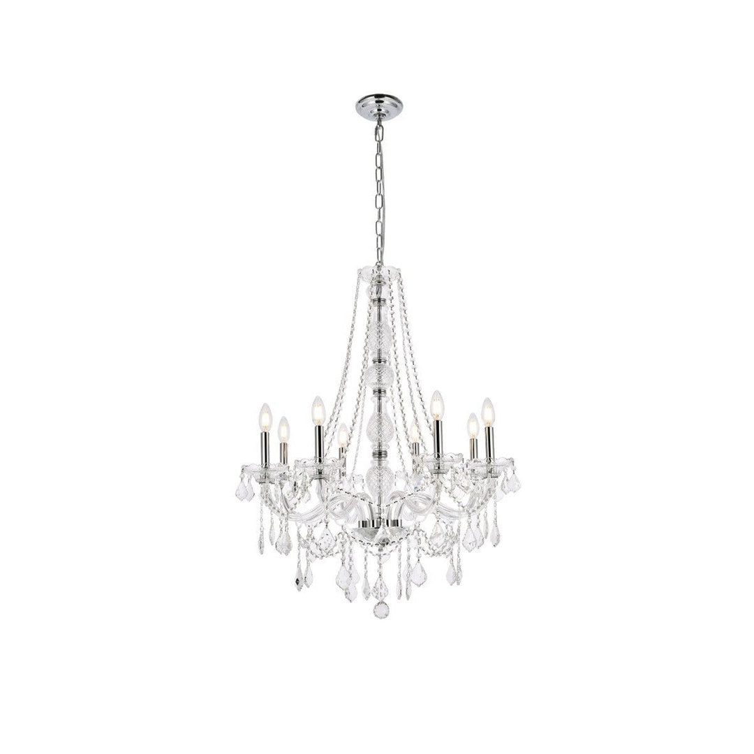 Elegant Verona V7858D28C/RC Chandelier Light - Chrome