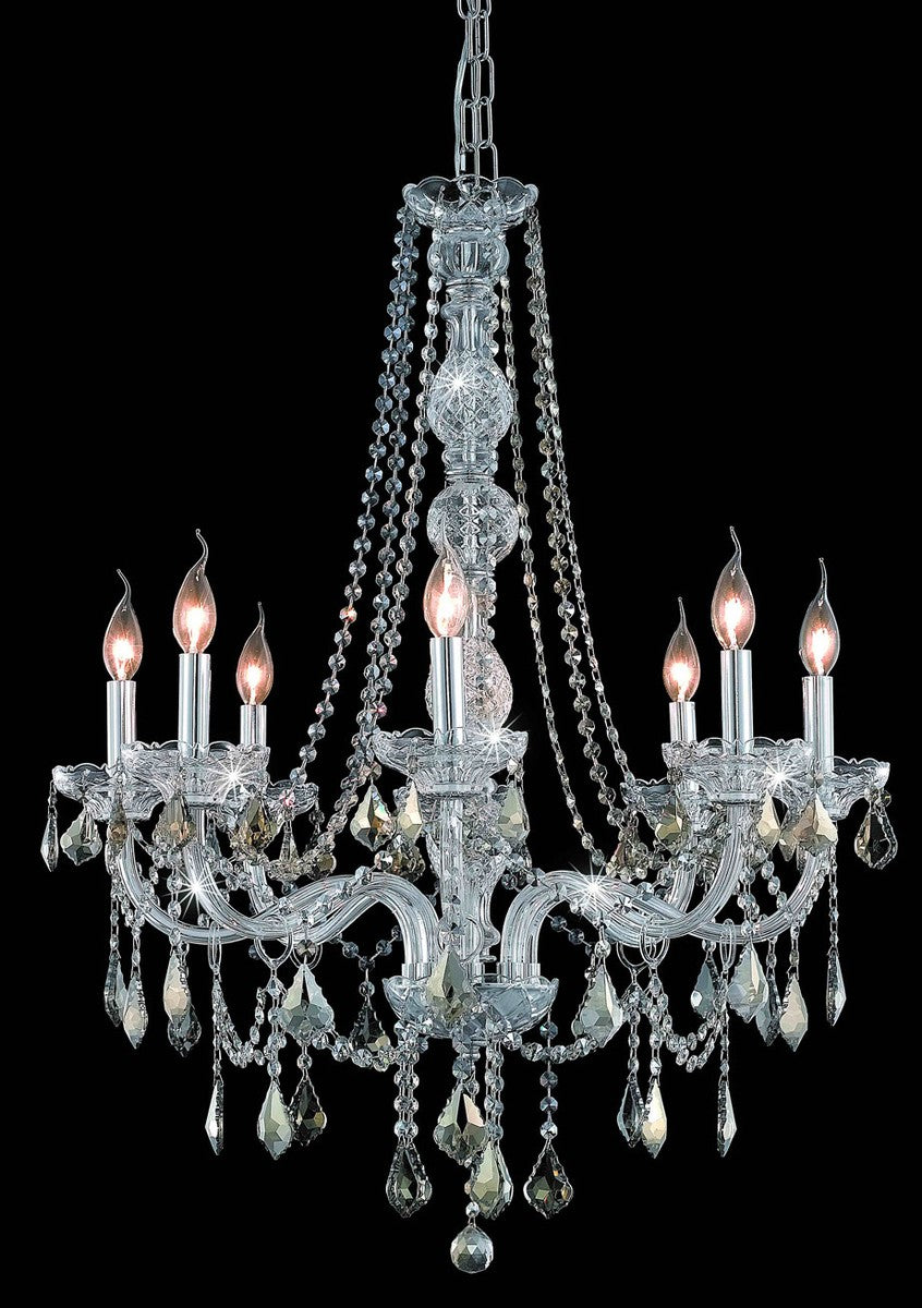 Elegant Verona V7858D28C-GT/RC Chandelier Light - Chrome