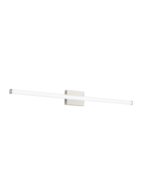 Visual Comfort Modern Lufe 700BCLUFR48S-LED930-277 Bath Vanity Light 4 in. wide - Satin Nickel