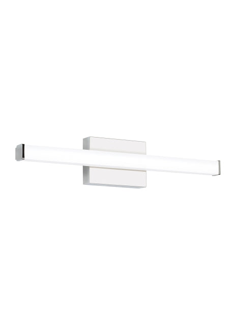 Visual Comfort Modern Lufe 700BCLUFS24C-LED930 Bath Vanity Light 4 in. wide - Chrome