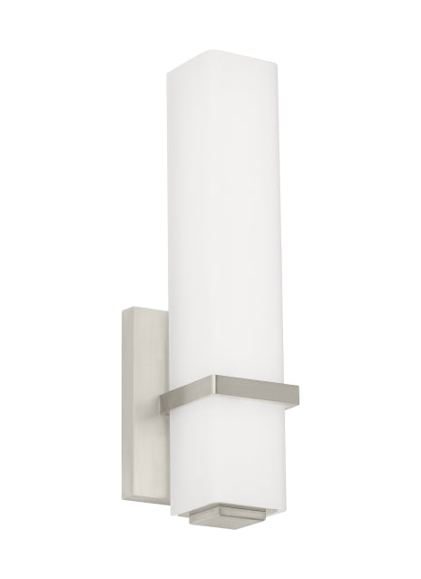 Visual Comfort Modern Milan 700BCMLN13WS-LED930-277 Wall Light - Satin Nickel