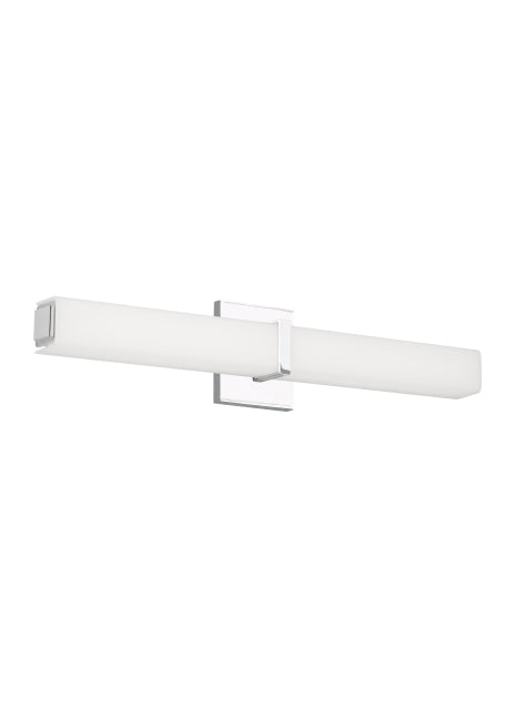 Visual Comfort Modern Milan 700BCMLN24WC-LED930-277 Bath Vanity Light 4 in. wide - Chrome