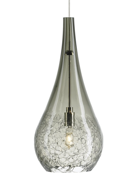 Visual Comfort Modern 700FJSEGKS Seguro One Light Pendant Track Light Pewter, Nickel, Silver