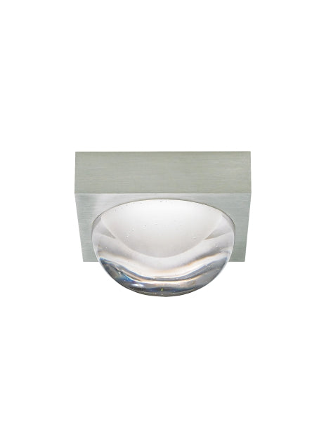 Visual Comfort Modern Sphere 700FMSPHCS-LEDWD Ceiling Light - Satin Nickel