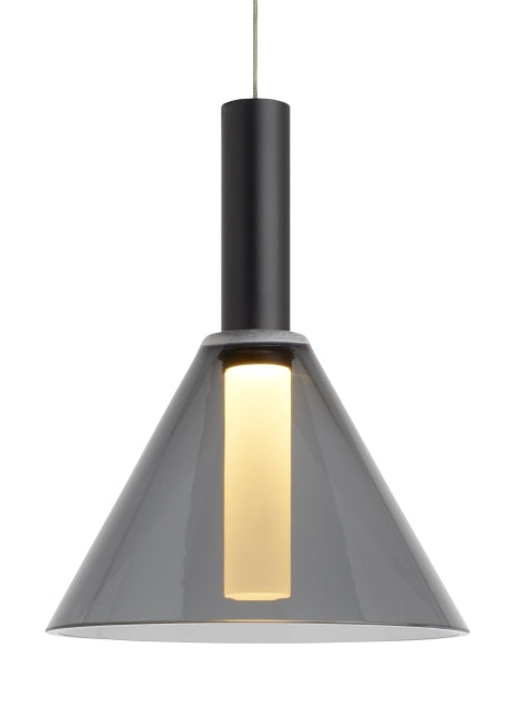 Visual Comfort Modern 700KLMEZKB-LED930 Mezz Led Pendant Track Light Black