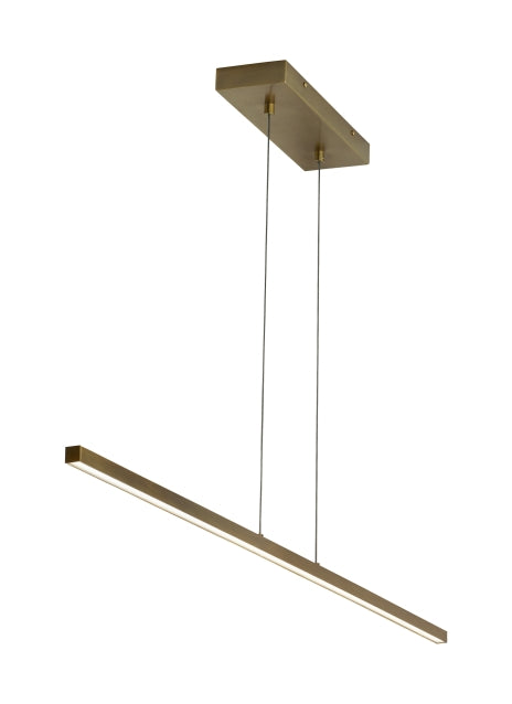 Visual Comfort Modern Essence 700LSESN1R-LED930 Pendant Light - Aged Brass
